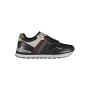 Sportieve Veterschoenen met Contrastdetails Carrera , Black , Heren