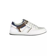 Witte Sneakers met Contrasterende Accenten Carrera , White , Heren