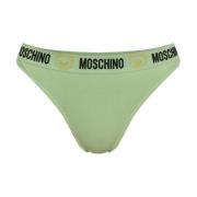 Logo string Moschino , Green , Dames