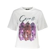 Chique Slim Fit Wit Tee met Handtekeningprint Cavalli Class , White , ...