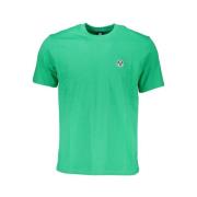 Groene Katoenen Logoshirt North Sails , Green , Heren