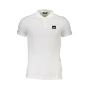 Elegante witte katoenen polo met logodetail Cavalli Class , White , He...