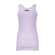 Elegante Paarse Tank Top Cavalli Class , Purple , Dames