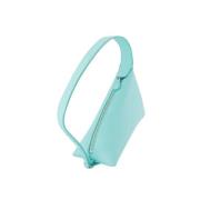 Leather shoulder-bags Courrèges , Blue , Dames