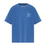 T-shirt Sapoetry Samsøe Samsøe , Blue , Heren