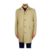 Elegante Beige Trenchcoat - Tijdloze Stijl Aquascutum , Beige , Heren