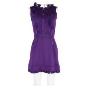 Pre-owned Cotton dresses Mulberry Pre-owned , Purple , Dames