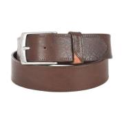 Leren Riem - Oucht Redskins , Brown , Heren