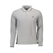 Elegante polo met lange mouwen en contrastdetails U.s. Polo Assn. , Gr...