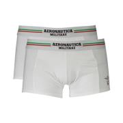 Katoenen Boxershorts, Elastische Tailleband, Logo Aeronautica Militare...