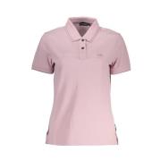 Stijlvol Roze Polo met Contrastdetails Napapijri , Pink , Dames