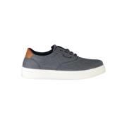 Blauwe Polyester Sneaker met Contrastdetails Carrera , Blue , Heren