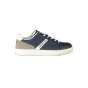 Blauwe Polyester Sneaker met Contrastdetails Carrera , Blue , Heren