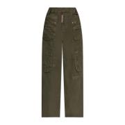 Broek met zakken Dsquared2 , Green , Dames