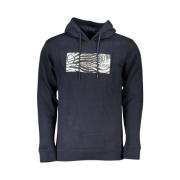 Blauw Hoodie - Gezellig & Stijlvol Cavalli Class , Blue , Heren