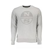 Biologisch Katoenen Sweatshirt North Sails , Gray , Heren