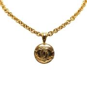 Pre-owned Yellow Gold necklaces Chanel Vintage , Yellow , Dames