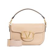 Locò Schoudertas Valentino Garavani , Beige , Dames