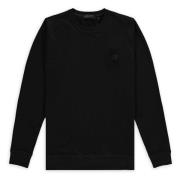 Zwarte Graffiti Sweater Trendy Ontwerp Aspact , Black , Heren