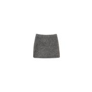 Bouclè Minirok Grijs Twinset , Gray , Dames