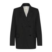 Klassieke Zwarte Blazer Sinespw Ja Jakker Part Two , Black , Dames