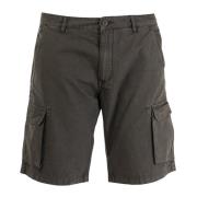 Cargo Bermuda Shorts Solid Brown Liu Jo , Brown , Heren