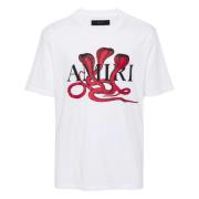 Gedrukte Crew Neck T-shirts en Polos Amiri , White , Heren