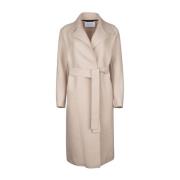 Stijlvolle Cappotto Jas Harris Wharf London , Beige , Dames