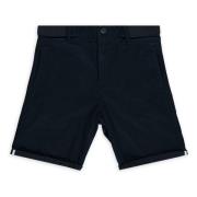 Navy Chino Shorts - Trendy Design Aspact , Blue , Heren