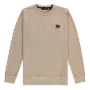 Taupe Teddy Sweater - Trendy Design Aspact , Beige , Heren