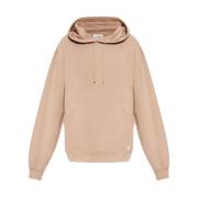 Roze Hoodie met Logo Label Saint Laurent , Pink , Heren