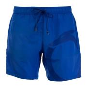 Heren Blauwe Zomer Boxershorts Trussardi , Blue , Heren