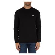 Tech-Flex Katoenen Shirt met Lange Mouwen Boss , Black , Heren