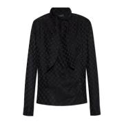 Top met diepe halslijn Etro , Black , Dames