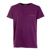 Stijlvolle T-Shirt Collectie voor Mannen Trussardi , Purple , Heren