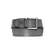 Kristallen Leren Riem met Monogram Detail Gustav , Gray , Dames