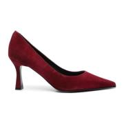 Bordeaux Suede Kate Pumps Roberto Festa , Red , Dames