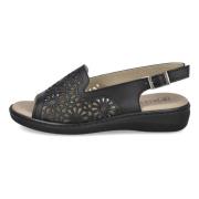 Esparto wedges Pitillos , Black , Dames