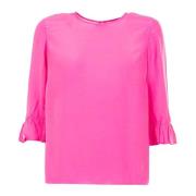 Elegante Zomerblouse Tommy Hilfiger , Pink , Dames