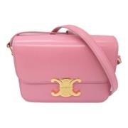 Pre-owned Leather celine-bags Celine Vintage , Pink , Dames