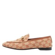 Pre-owned Canvas flats Gucci Vintage , Beige , Dames