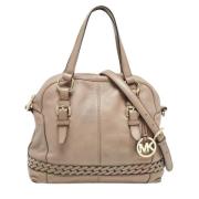 Pre-owned Leather handbags Michael Kors Pre-owned , Beige , Dames