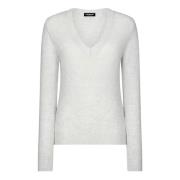 Grijze Sweater Collectie Dondup , Gray , Dames