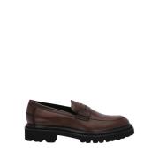 Mocha Calfskin Covent Band Loafers Mocasin Banda Lottusse , Brown , He...