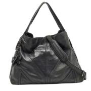 Pre-owned Leather shoulder-bags MCM Pre-owned , Black , Dames