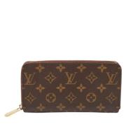 Pre-owned Coated canvas wallets Louis Vuitton Vintage , Brown , Dames