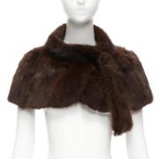 Pre-owned Fur outerwear Marni Pre-owned , Brown , Dames