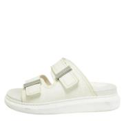 Pre-owned Rubber flats Alexander McQueen Pre-owned , White , Dames