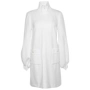 Pre-owned Fabric dresses Gucci Vintage , White , Dames