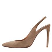 Pre-owned Suede heels Ralph Lauren Pre-owned , Brown , Dames